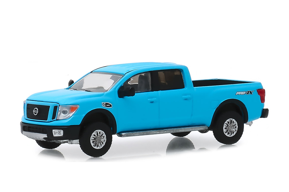 NISSAN TITAN XD PRO-4X PICK-UP 2018 MATTE BLUE (ДЛИНА МОДЕЛИ 6-10 СМ)