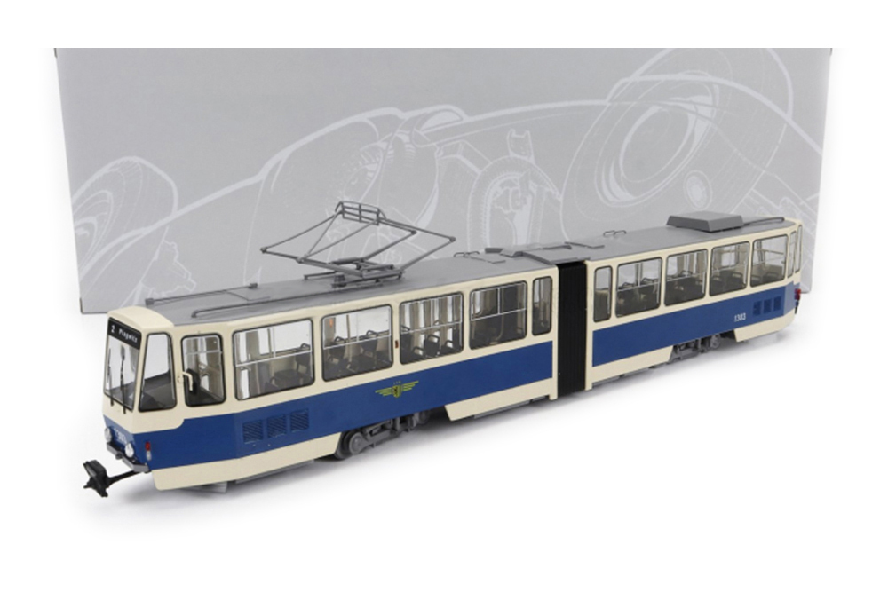 TATRA KT4 "LEIPZIGER TRANSPORT SERVICES" 1979 BEIGE/BLUE