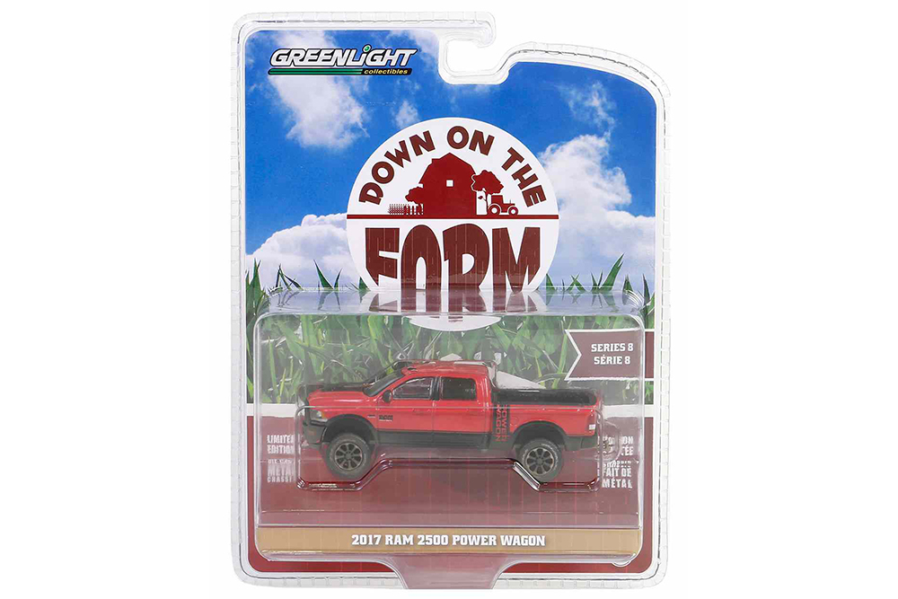 DODGE RAM 2500 POWER WAGON ПИКАП 2017 RED (ДЛИНА МОДЕЛИ 6-10 СМ)