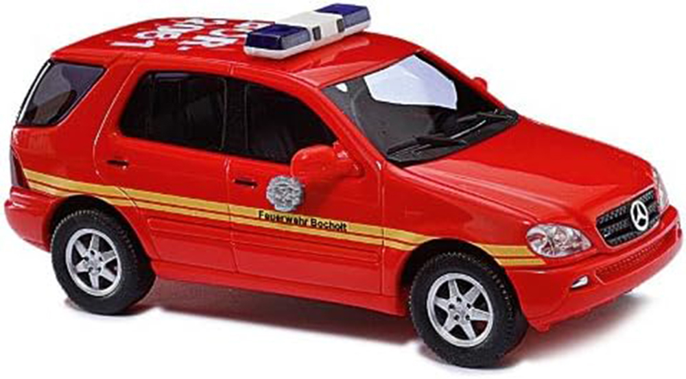 MERCEDES-BENZ M-KLASSE W163 ПОЖАРНЫЙ (ДЛИНА МОДЕЛИ 3-5 СМ)