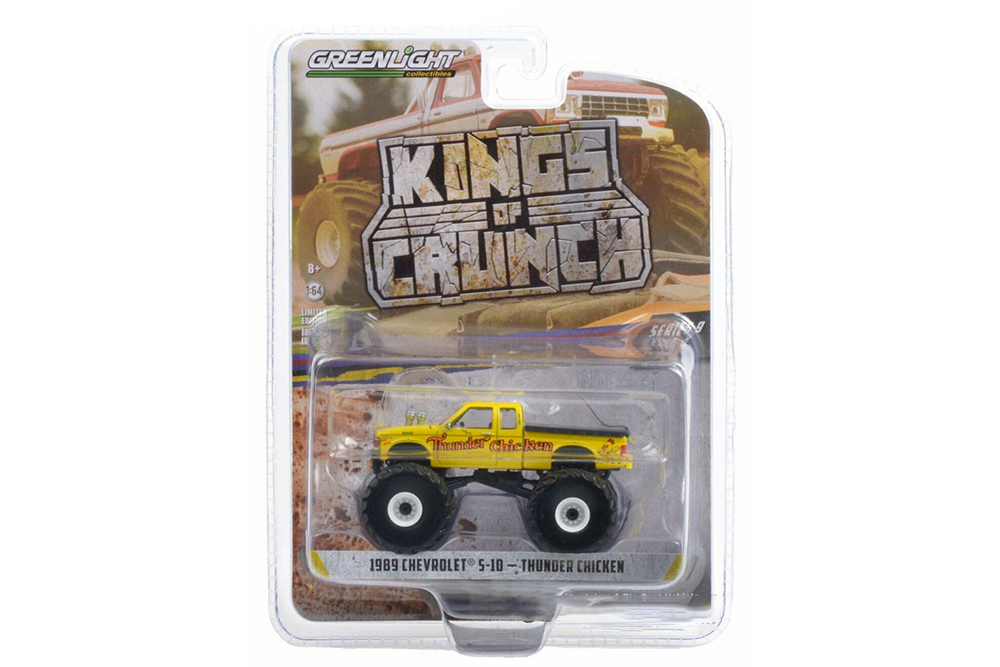 CHEVROLET K-10 BIGFOOT MONSTER TRUCK THUNDER CHICKEN (ДЛИНА МОДЕЛИ 6-10 СМ)