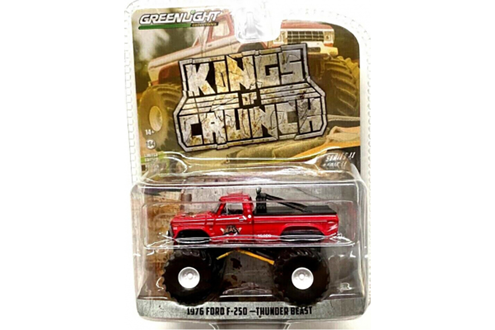 FORD F-250 MONSTER TRUCK "THUNDER BEAST" BIGFOOT (1976) (ДЛИНА МОДЕЛИ 6-10 СМ)