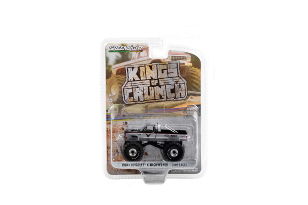 CHEVROLET K-30 SILVERADO MONSTER TRUCK "LONE EAGLE" BIGFOOT  1984 (ДЛИНА МОДЕЛИ 6-10 СМ)