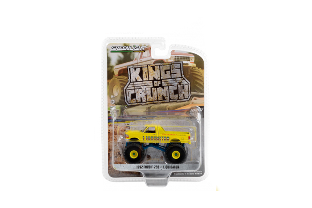 FORD F-250 MONSTER TRUCK "LIQUIDATOR" BIGFOOT  1992 (ДЛИНА МОДЕЛИ 6-10 СМ)