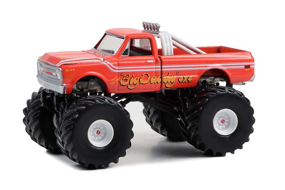 CHEVROLET K20 MONSTER TRUCK "BIG DADDY" BIGFOOT 1969 (ДЛИНА МОДЕЛИ 6-10 СМ)