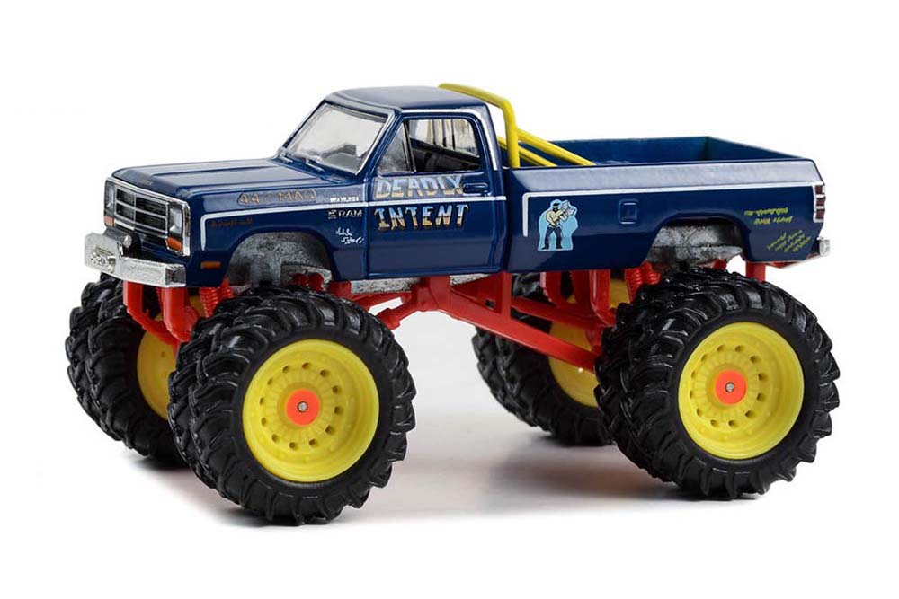 DODGE RAM D-250 MONSTER TRUCK "DEADLY INTENT" BIGFOOT 1986 (ДЛИНА МОДЕЛИ 6-10 СМ)