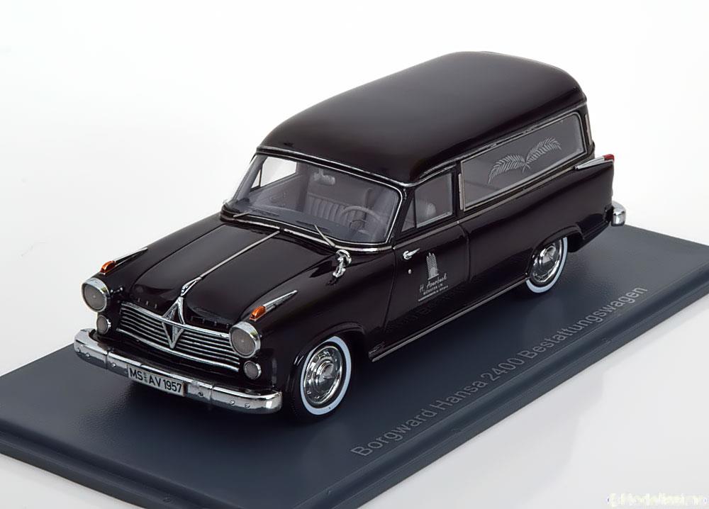 BORGWARD HANSA 2400 HEARSE BLACK