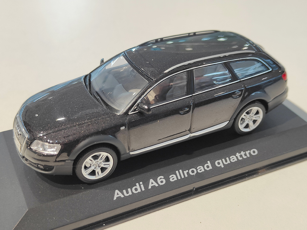 AUDI A6 ALLROAD QUATTRO 2005 ЧЕРНЫЙ (БОКС МОЖЕТ ИМЕТЬ ПОТЕРТОСТИ ИЛИ ТРЕЩИНЫ)