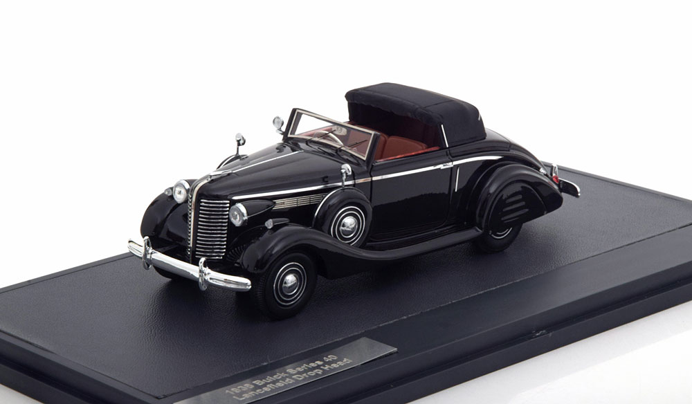 BUICK SERIES 40 LANCEFIELD DROP HEAD 1938 BLACK