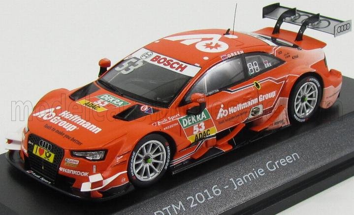 AUDI A5 RS5 TEAM AUDI SPORT ROSBERG N53 SEASON DTM (2016) J.GREEN, ORANGE