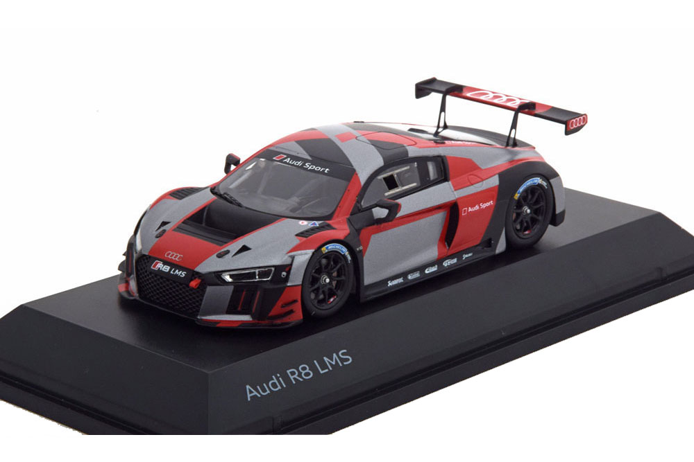 AUDI R8 LMS TEAM AUDI SPORT N0 PRESS SEASON (2017), RED SILVER BLACK