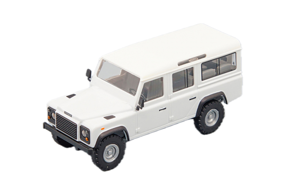 LAND ROVER DEFENDER 110 STATION WAGON (2000), FUJIWHITE (ДЛИНА МОДЕЛИ 3-5 СМ)