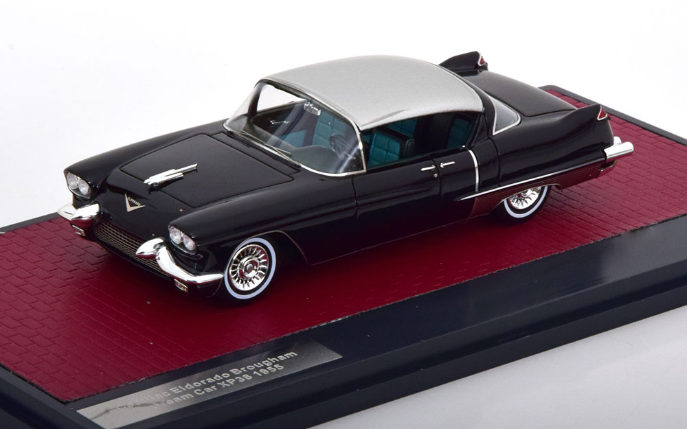 CADILLAC ELDORADO BROUGHAM DREAM CAR XP38 1955 BLACK SILVER