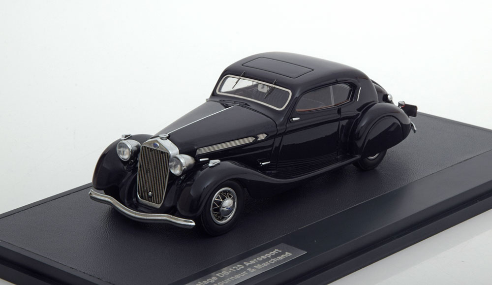DELAGE D8 120 AEROSPORT COUPE LETOURNEUR MARCHAND 1937 DARKGREY