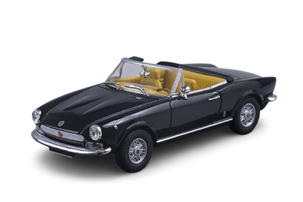FIAT 124 SPIDER BLACK