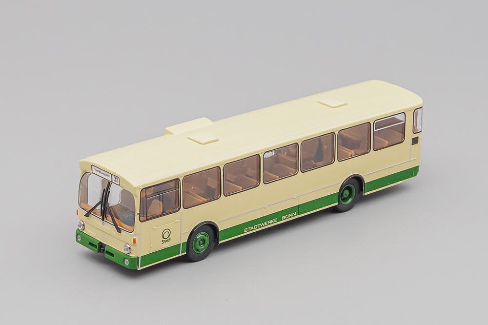 MERCEDES-BENZ O 305 STADTBUS 1972, STADTWERKE BONN (ДЛИНА МОДЕЛИ 3-5 СМ)