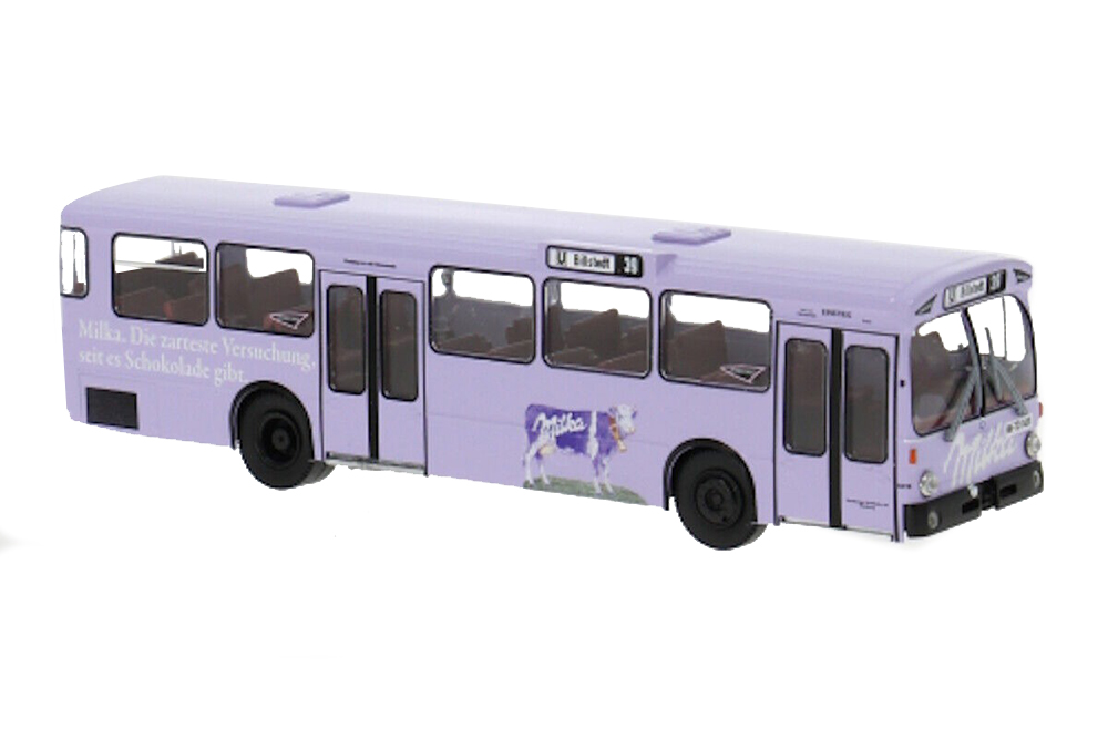 MERCEDES-BENZ O 305 STADTBUS MILKA HAMBURG 1972 ЛАВАНДОВЫЙ