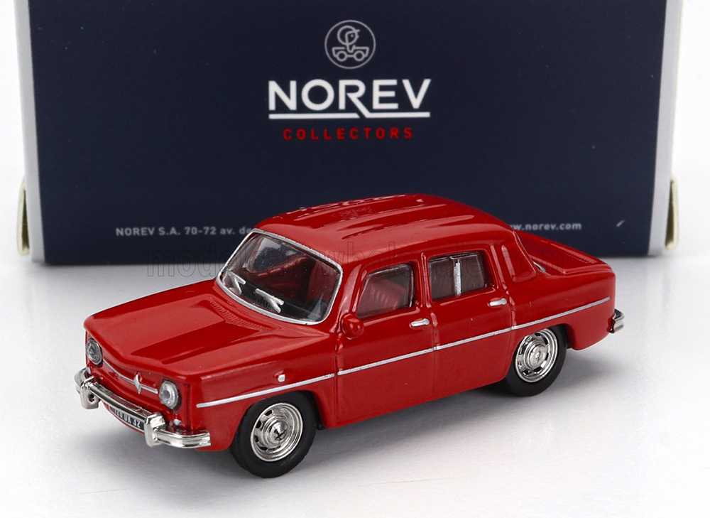RENAULT R8 1963, MONTIJO RED (ДЛИНА МОДЕЛИ 3-5 СМ)