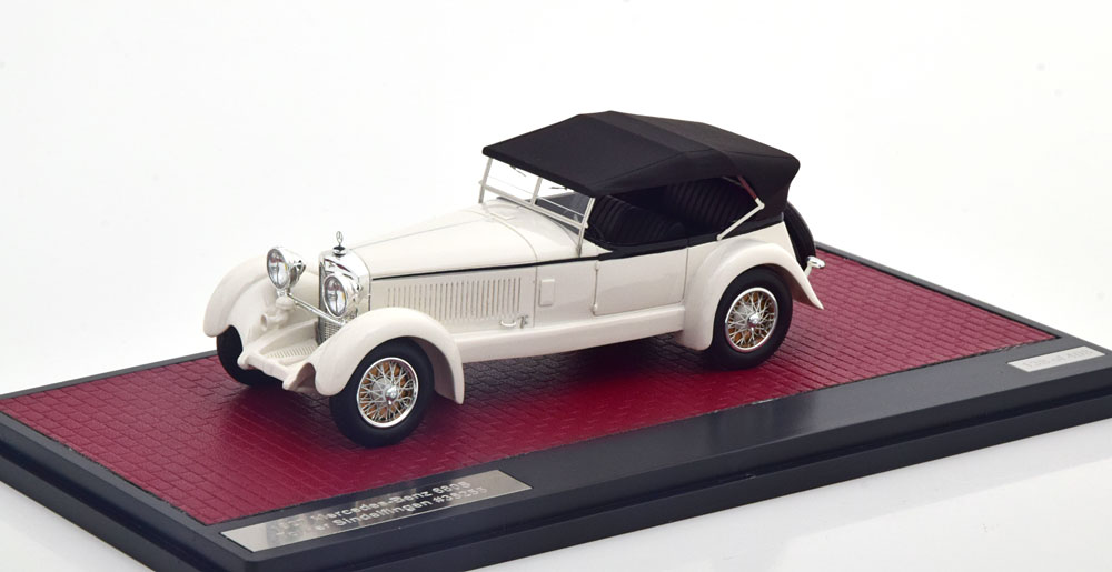 MERCEDES 680S TOURER SINDELFINGEN 36255 ROOF CLOSED 1927 WHITE
