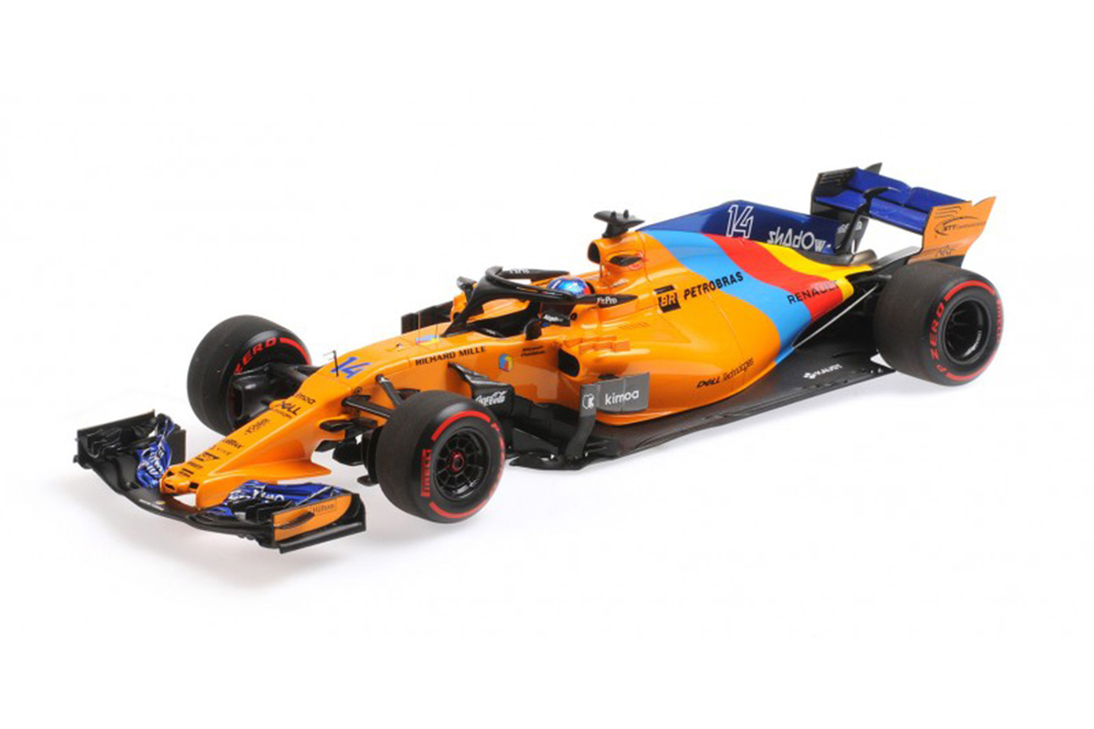MCLAREN MCL33 ABU DHABI GP LAST RACE 2018 FERNANDO ALONSO #14 L.E. 518 PCS.