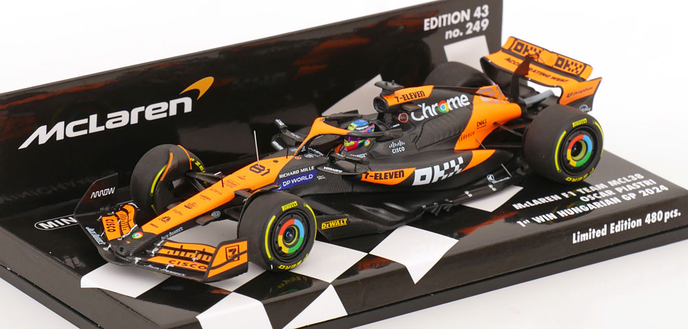 MCLAREN MCL38 1ST F1 WIN GP HUNGARY 2024