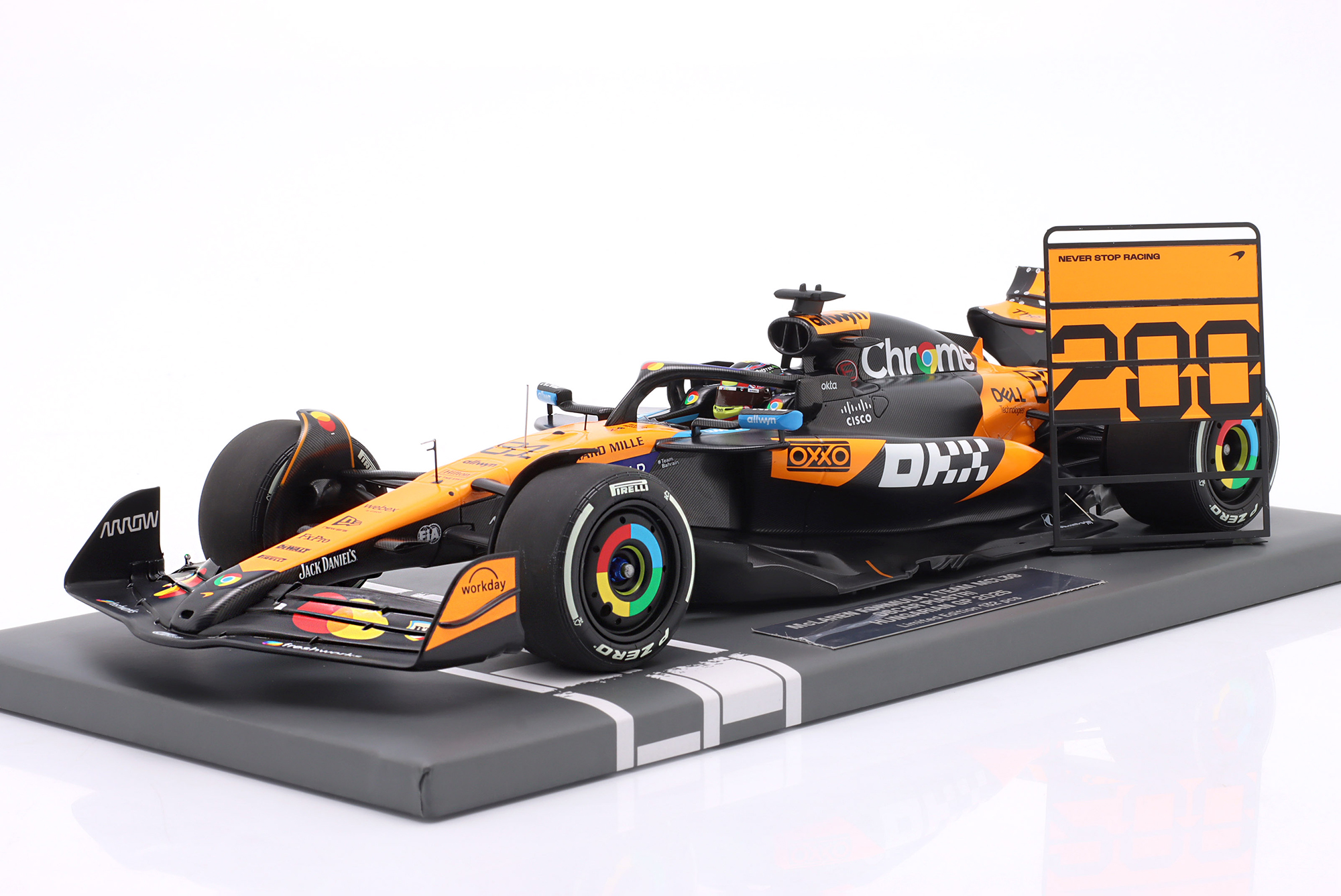 MCLAREN MCL39 #81 2ND HUNGARIAN GP FORMULA 1 2025 OSCAR PIASTRI / МАКЛАРЕН MCL39 2 МЕСТО ВЕНГРИИ ГРАН-ПРИ ФОРМУЛА-1 ОСКАР ПИАСТРИ