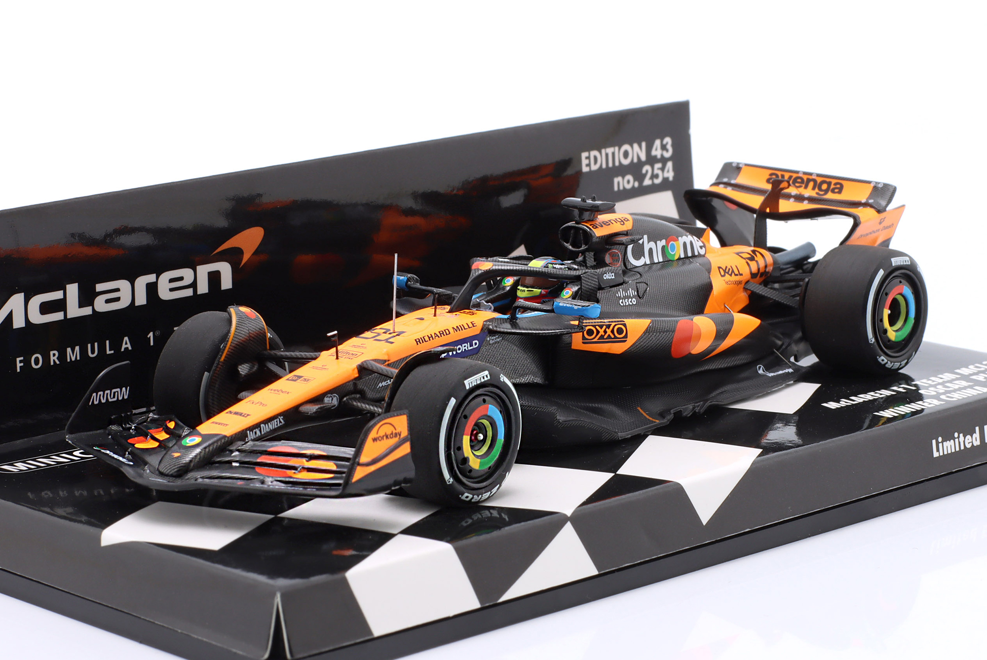 MCLAREN MCL39 #81 WINNER CHINA GP FORMULA 1 2025 OSCAR PIASTRI / МАКЛАРЕН MCL39 ПОБЕДИТЕЛЬ ГРАН-ПРИ КИТАЯ ФОРМУЛА-1 ОСКАР ПИАСТРИ