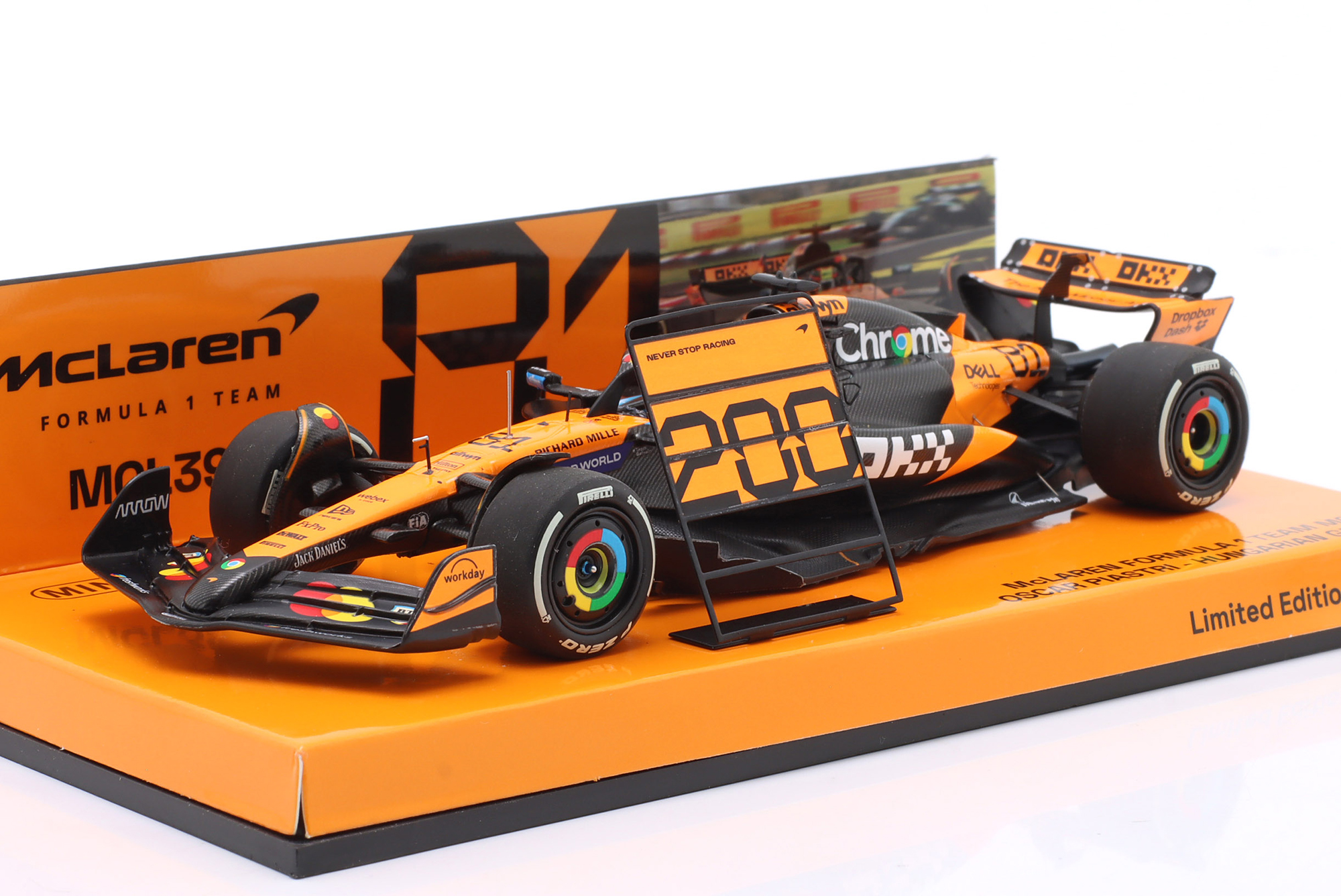 MCLAREN MCL39 #81 2ND HUNGARY GP FORMULA 1 2025 OSCAR PIASTRI / МАКЛАРЕН MCL39 2 МЕСТО ГРАН-ПРИ ВЕНГРИИ ФОРМУЛА-1 ОСКАР ПИАСТРИ