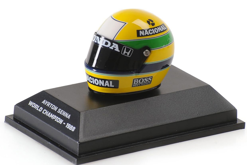 HELMET ШЛЕМ AYRTON SENNA WORLD CHAMPION 1988