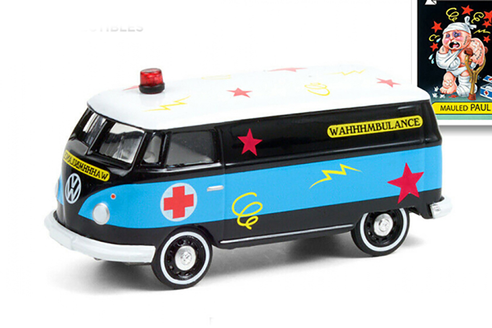 VW VOLKSWAGEN PANEL VAN AMBULANCE MAULED PAUL (ДЛИНА МОДЕЛИ 6-10 СМ)