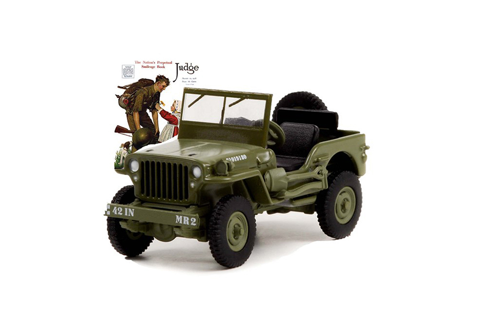 JEEP WILLYS MB ROYAL NETHERLANDS ARMY 1945 (ДЛИНА МОДЕЛИ 6-10 СМ)