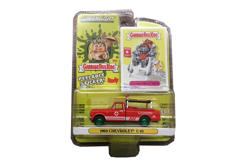 CHEVROLET C-10 LIFEGUARD ON DUTY-LEATHER HEATHER 1968 (GREENLIGHT!!!) (ДЛИНА МОДЕЛИ 6-10 СМ)