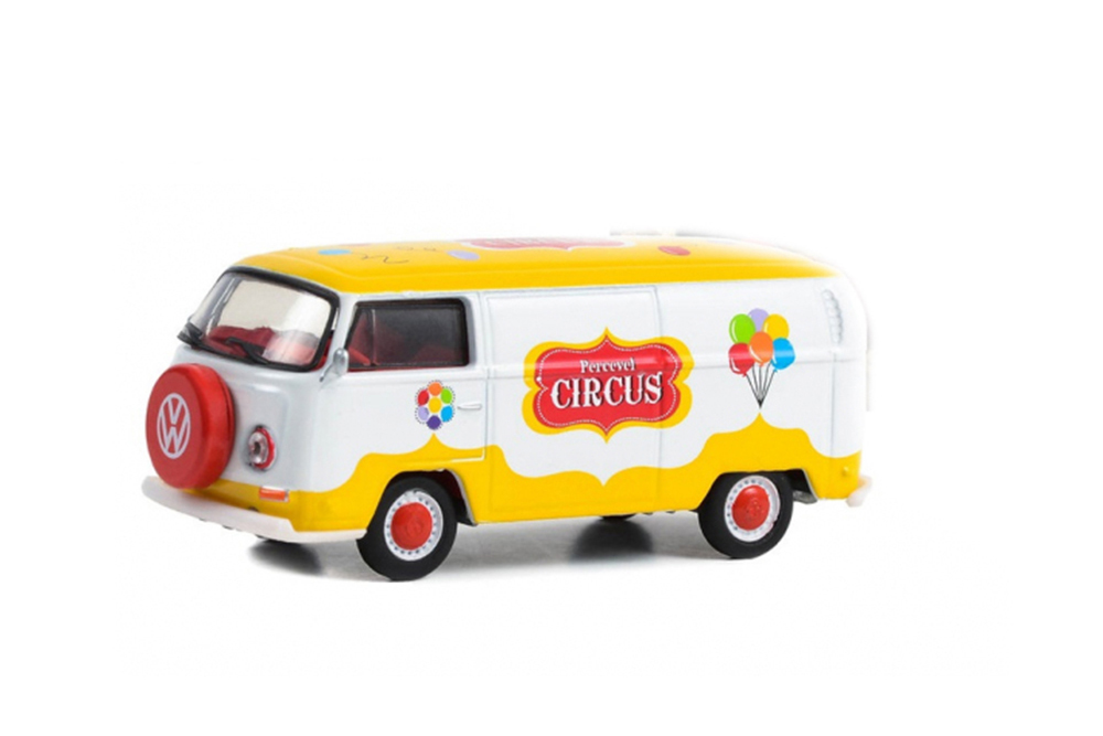VW VOLKSWAGEN T2 VAN "THE CIRCUS" 1971 (ДЛИНА МОДЕЛИ 6-10 СМ)