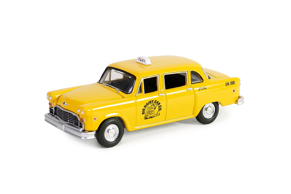 CHECKER TAXI CAB "POPPY FICTION" 1977 (ДЛИНА МОДЕЛИ 6-10 СМ)