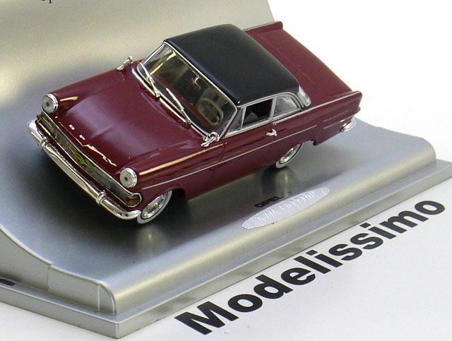 OPEL REKORD COUPE TEAM EDITION 1961-1962 DARKRED BLACK