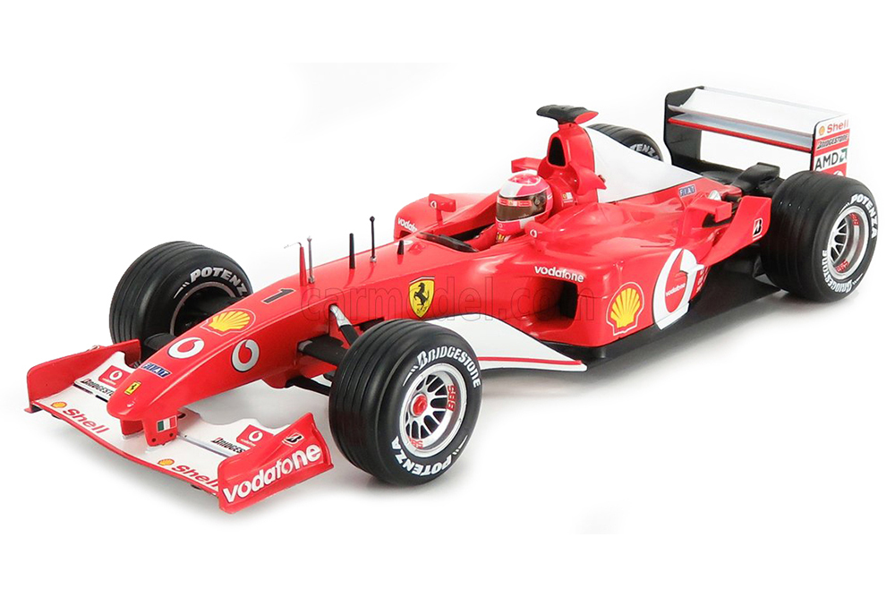 FERRARI F2002 M.SCHUMACHER SEASON 2002 WORLD CHAMPION #1 RED / FERRARI F2002 М.ШУМАХЕР СЕЗОН 2002 ЧЕМПИОН МИРА #1 КРАСНЫЙ