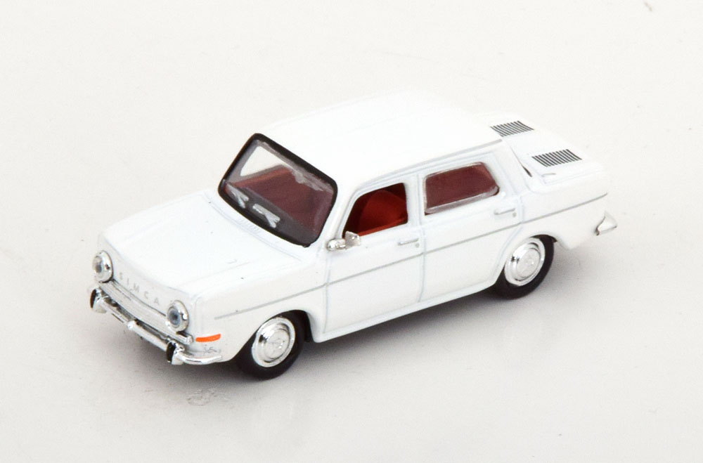 SIMCA 1000 GLS 1968 WHITE (ДЛИНА МОДЕЛИ 3-5 СМ)