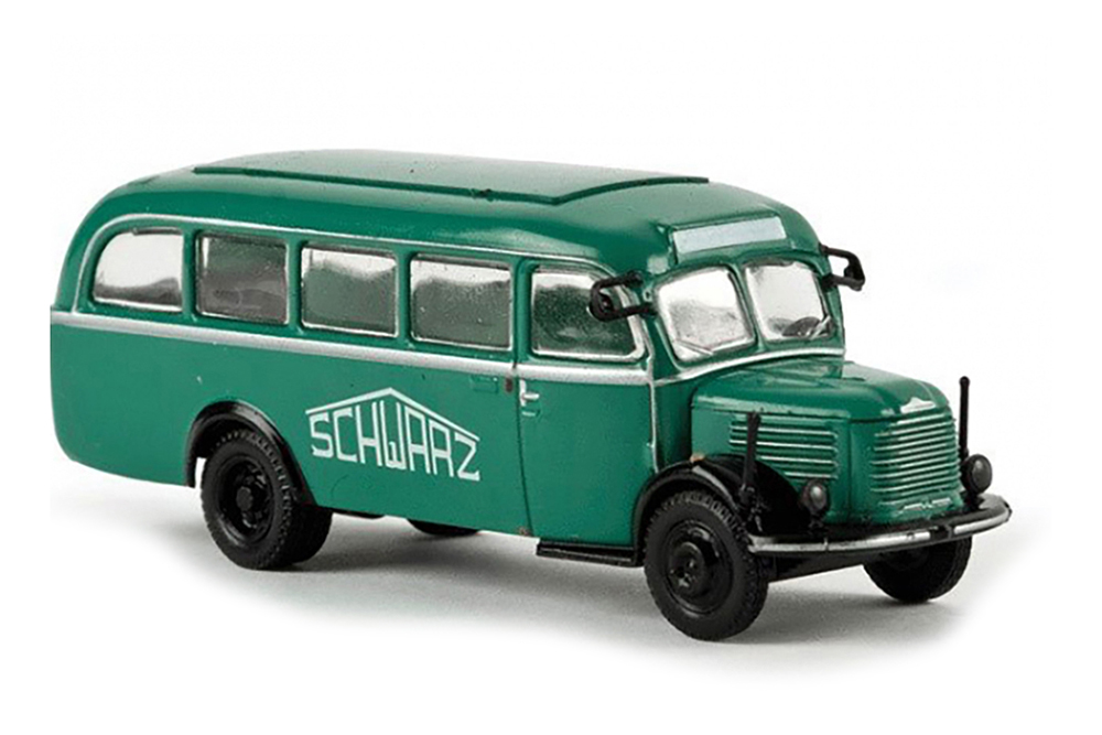 STEYR 380 BUS, GREEN (ДЛИНА МОДЕЛИ 3-5 СМ)