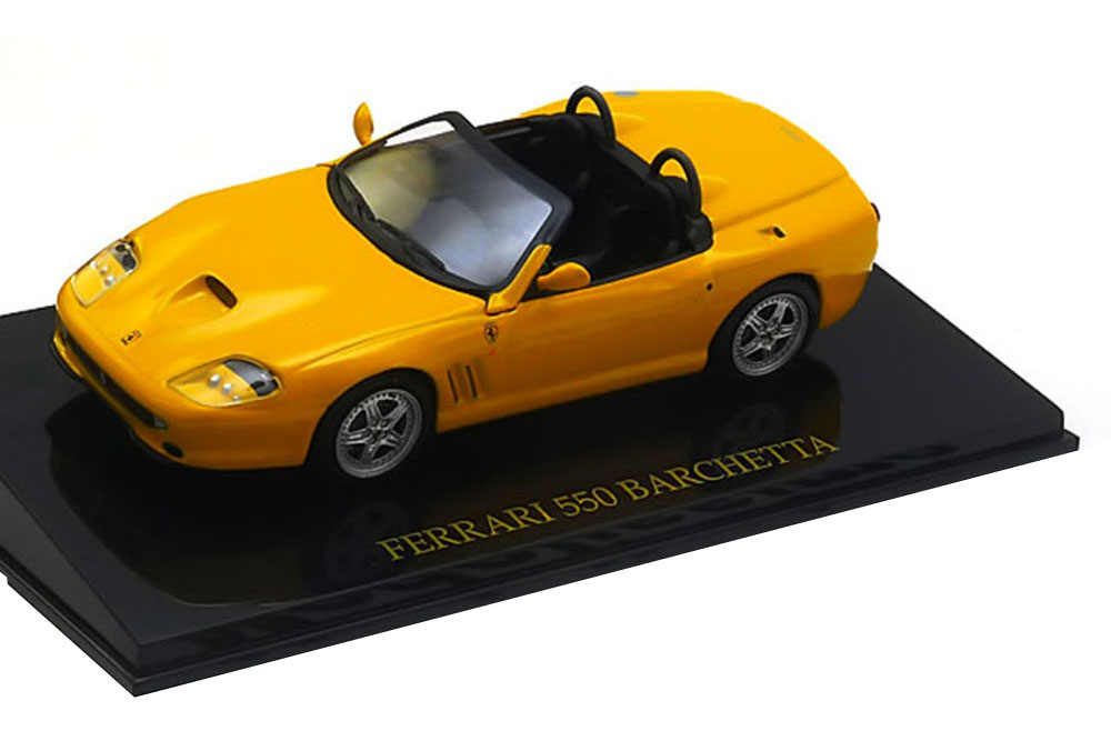FERRARI 550 BARCHETTA PININFARINA 2001 YELLOW (BLISTER)