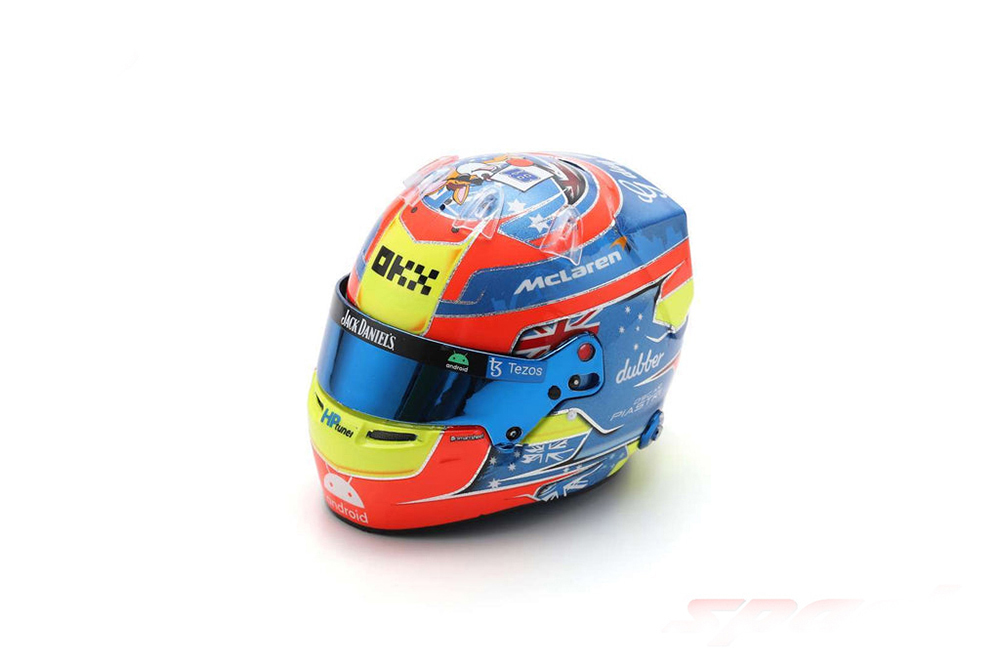HELMET OSCAR PIASTRI AUSTRALIAN GP 2023 / ШЛЕМ ОСКАРА ПИАСТРИ