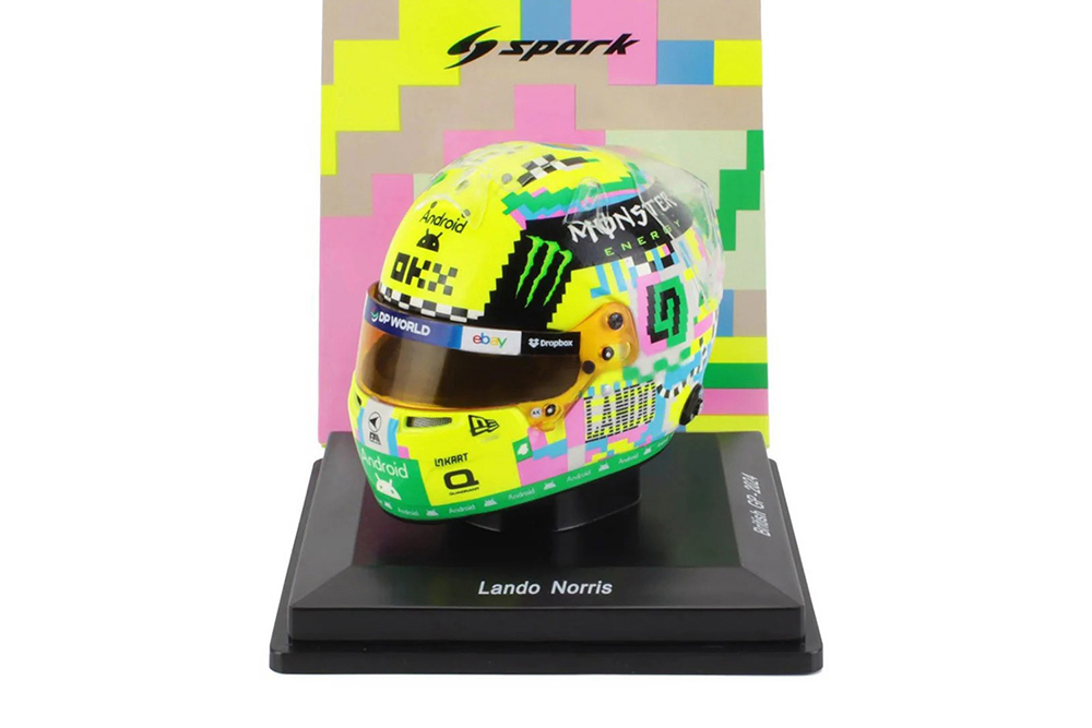 HELMET ШЛЕМ LANDO NORRIS BRITISH GP 2024