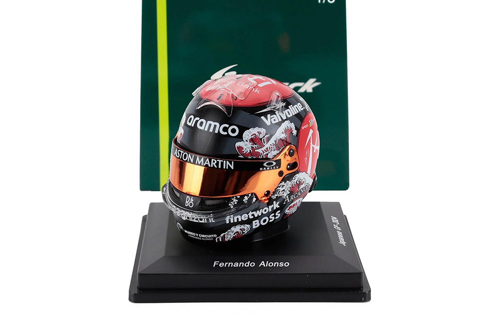 HELMET ШЛЕМ FERNANDO ALONSO JAPAN GP 2024