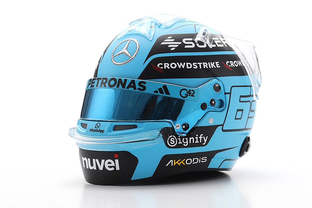 HELMET ШЛЕМ GEORGE RUSSELL F1 SEASON 2025