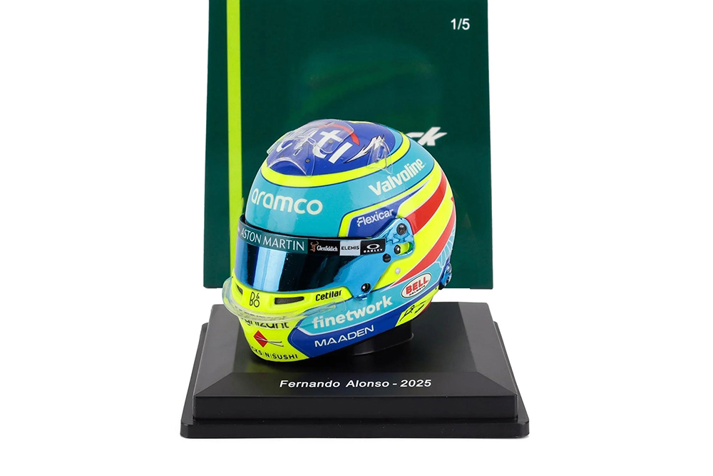 HELMET ШЛЕМ FERNANDO ALONSO F1 SEASON CAR 2025