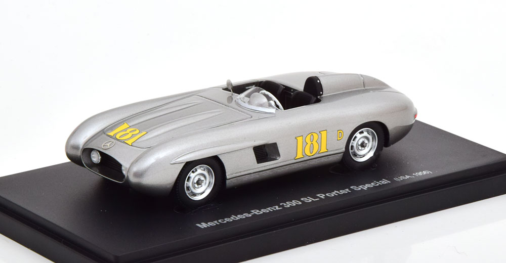 MERCEDES 300 SL PORTER SPECIAL 1956 SILVER