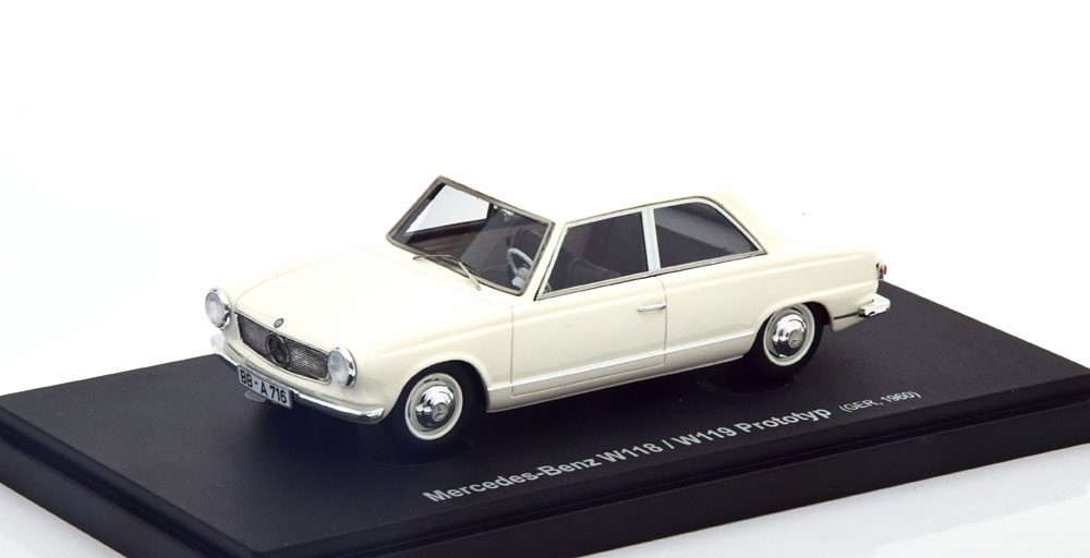 MERCEDES W118 / W119 PROTOTYP 1960 WHITE