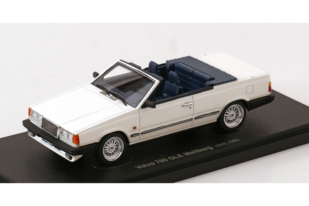 VOLVO 760 GLE MELLBERG CONVERTIBLE 1985 WHITE