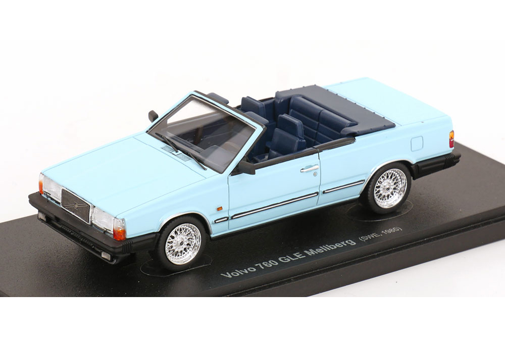 VOLVO 760 GLE MELLBERG CONVERTIBLE 1985 LIGH TBLUE