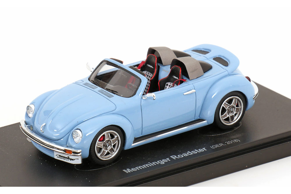 VW VOLKSWAGEN KÄFER MEMMINGER ROADSTER 2018 LIGHTBLUE SILVER