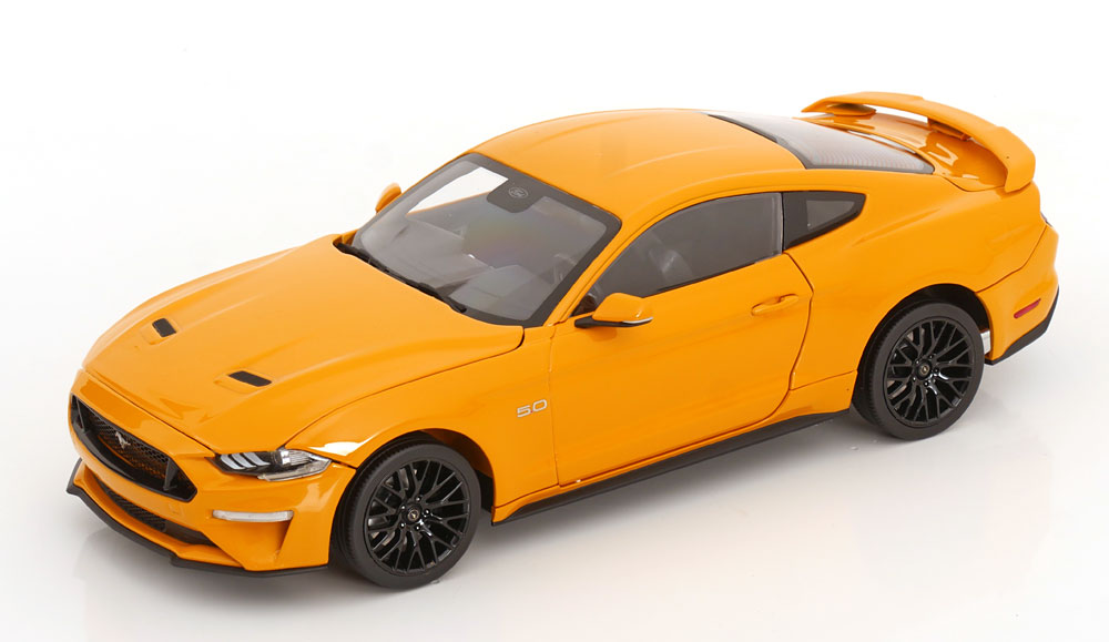 FORD MUSTANG GT WITH WIDE BODY KIT 2019 ORANGE